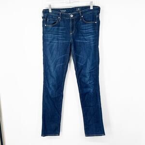 AG Adriano Goldschmied The Stevie Slim Straight Cuffed Jeans